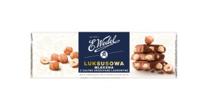 Czekolada Luksusowa Mleczna z Orzechami Laskowymi 220 g
